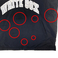 STARTER スターター CHICAGO WHITE SOX シカゴホワイトソックス 半袖 ハーフジップ プルオーバー ブラック sizeM 瑞穂店