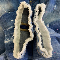 DSQUARED2 ディースクエアード S72LB0075-S30342 JENNIFER JEANS ダメージ加工ペイント デニムパンツ ジェニファー インディゴ size36 瑞穂店