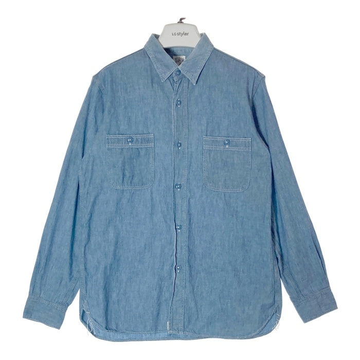 ソロ　or Slowe オアスロウ　 デニムシャンブレーシャツ　Mサイズ orSlow オアスロウ シャンブレーシャツ 01-8070 84.シャンブレー