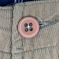 90's STUSSY ステューシー コーデュロイ ショートパンツ ベージュ 紺タグ カンボジア製 デッドストック Size 34 福生店