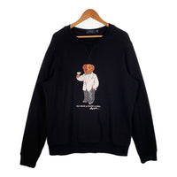 POLO RALPH LAUREN ポロラルフローレン ポロベア プリント クルーネックスウェットトレーナー ブラック Size L 福生店