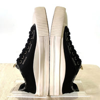 MONCLER モンクレール GLISSIERE LOW TOP SNEAKERS キャンバス ローカットスニーカー ブラック レディース Size 39 (約24cm) 福生店