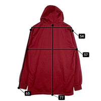 Subciety サブサエティ Majestic DRY PARKA プルオーバーパーカー ボルドー ジャージ素材 Size 2XL 福生店