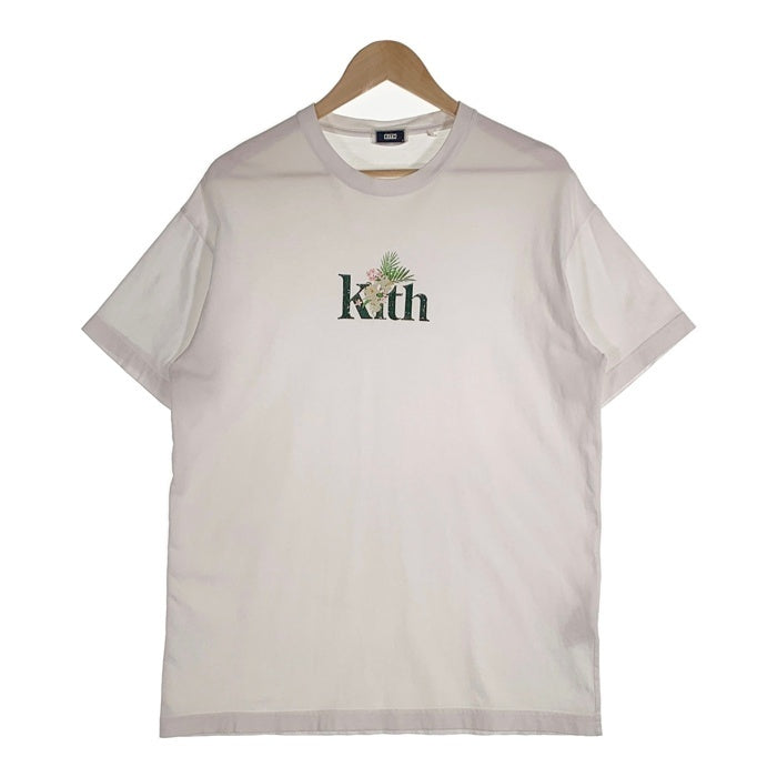 KITH NYC キス プリントTシャツ ホワイト フラワー Size S 福生店