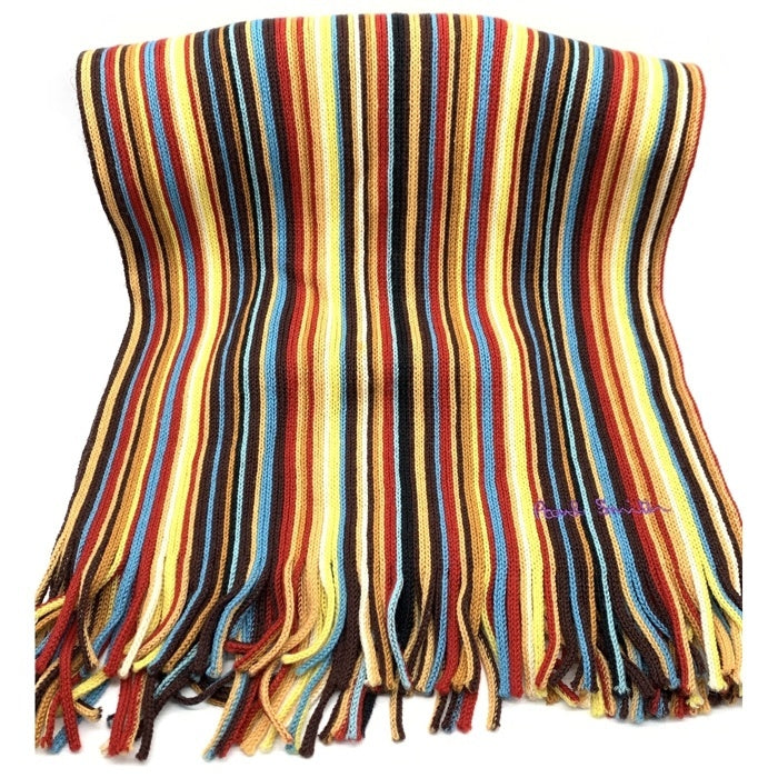 Paul Smith ポールスミス ウール マフラー マルチストライプ