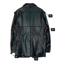 LICORICE リコリス ラムレザー テーラードジャケット ブラック sizeLL 瑞穂店