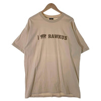 00's RAWKUS RECORDS ロウカスレコード プリントTシャツ ベージュ Size XL 福生店