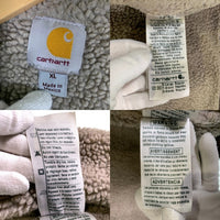 Carhartt カーハート ダックベスト ボアフリースライナー ダークブラウン メキシコ製 V26 DKB Size XL 福生店