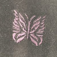 Needles ニードルズ Track Hoody トラックフーディ ベロア プルオーバーパーカー ブラック J0228 Size L 福生店