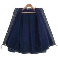 70's Champion チャンピオン ナイロン コーチジャケット フード INDIANA STATE プリント ボアライナー ネイビー Size L 相当 福生店