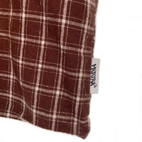 MERTRA MERTRA メルトラ Checkered Shirt 半袖 チェックシャツ ブラウン Size S 福生店