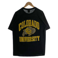 80-90's コロラド・バッファローズ プリントTシャツ ブラック JERZEES Size L 福生店