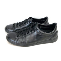 Ground Y グラウンドワイ FRED PERRY フレッドペリー Breaux BB Leather レザーローカットスニーカー ブラック FZ-29633 Size UK8 27cm相当 瑞穂店