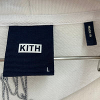 KITH キス 22-070-060-0002-1-0 City Script Hoodie シティースクリプトフーディー ホワイト sizeL 瑞穂店