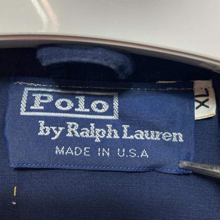 ネイビー ジップアップジャケット ポロ POLO RALPH LAUREN ポロ・ラルフローレン MA-1型 スウェット