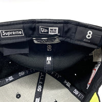 SUPREME シュプリーム 21AW No Comp Box Logo New Era ノーコンプ ボックスロゴ ニューエラ ベースボールキャップ 59FIFTY ブラック Size 8 (63.5cm) 福生店