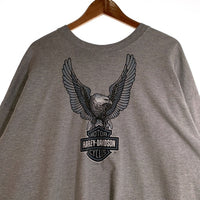 00's~ Harley-Davidson ハーレーダビッドソン イーグル JOE CARSON プリントTシャツ グレー Size 3XL 福生店