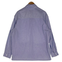 Carhartt WIP カーハートワークインプログレス L/S ASHER SHIRT ロングスリーブ アッシャーシャツ ストライプ ホワイト ブルー スナップボタン Size S 福生店