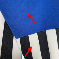 90's THE MAIN EVENT SPORTS BAR & GRILL Pontiac Silverdome シルバードーム スタジアム プリント クルーネックスウェットトレーナー ストライプ ホワイト ブルー USA製 Size M 福生店