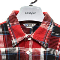 FIVEBROTHER ファイブブラザー 151860 ネルシャツ レッド sizeL 瑞穂店