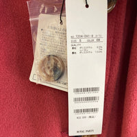 ROYAL PARTY ロイヤルパーティー スタンドカラーコート ワインレッド sizeS 瑞穂店