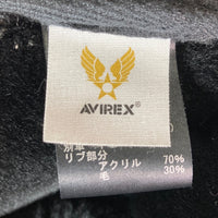 AVIREX アヴィレックス 6181072 MOUTON BOMMER JACKET B-3 ブラック size2XL 瑞穂店