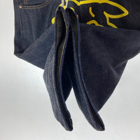 BILLIONAIRE BOY CLUB ビリオネアボーイズクラブ ランニングドッグ ペイント デニムショートパンツ インディゴ sizeM 瑞穂店