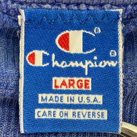 Champion チャンピオン 青刺繡タグ USA製 刺繡ロゴ スウェットトレーナー ライトブルー sizeL 瑞穂店