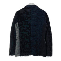 COMME des GARCONS HOMME PLUS コムデギャルソンオムプリュス PJ-J078 AD2012 クレイジーパターン 切替 3つボタン テーラードジャケット ブラック sizeXS 瑞穂店