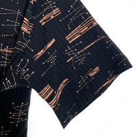 STAR OF HOLLYWOOD スターオブハリウッド ドビーコットン オープンカラーシャツ 半袖 ブラック SH39320 Size L 福生店
