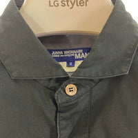 JUNYA WATANABE COMME des GARCONS MAN ジュンヤワタナベ コムデギャルソンマン WS-B014 AD2016 袖キュプラ総柄切替 半袖シャツ ブラック sizeS 瑞穂店