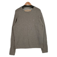 BURBERRY LONDON バーバリーロンドン ウール クルーネックセーター グレー 素材表記無し Size L 福生店