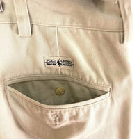 Polo Ralph Lauren ポロラルフローレン HAMMOND ハモンド メキシコ製 ツータック チノパンツ ベージュ size35 瑞穂店