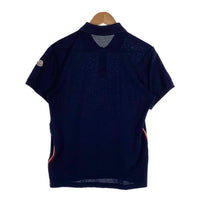 MONCLER モンクレール SHORT SLEEVE POLO SHIRT ショートスリーブ ポロシャツ ネイビー 薄手 Size M 福生店