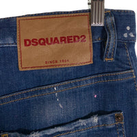 DSQUARED2 ディースクエアード SEXY TWIST JEAN セクシーツイストジーンズ ペンキ ダメージ加工 インディゴ S71LB0476 S30342 Size 44 福生店