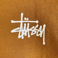 STUSSY ステューシー ビッグロゴプリント スウェット トレーナー ブラウン sizeXL 瑞穂店