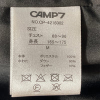 CAMP7 キャンプセブン CP-4216002 ダウンジャケット ブラウン sizeM 瑞穂店