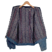 60's 70's Sears シアーズ 裏地 ブランケット GRIPPER ZIPPER デニムジャケット ライトブルー Size LARGE-T 42-44 福生店