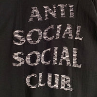 NEIGHBORHOOD ネイバーフッド 24SS Anti Social Social Club アンチソーシャルソーシャルクラブ スカル プリントTシャツ ブラック 241GEASN-STM01S Size XXL 福生店