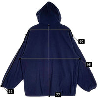 adidas アディダス TRUE TO THE SPORT ポリエステル Newyork Yankees ニューヨークヤンキース MLB フリース ジップアップ フーディー パーカー ネイビー AL4003 Size L 福生店