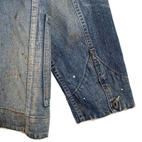 STEVENSON OVERALL スティーブンソンオーバーオール Switchman USED/ペンキ加工 デニムカバーオール インディゴ SM1-VRX Size 40 福生店