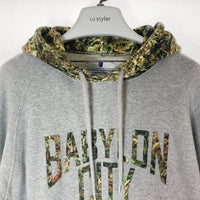 NITRAID ナイトレイド Real Weed Dope Forest BABYLON CITY リアルウィード プルオーバーパーカー グレー sizeL 瑞穂店