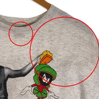 90`s NIKE ナイキ MICHAEL JORDAN マイケルジョーダン SPACE JAM スペースジャム プリントTシャツ アッシュグレー バッグスバニー 銀タグ Size L 福生店