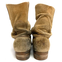 RED WING レッドウィング 8156 サイド刺繍羽タグ ラフアウト ペコス ブーツ ブラウン size7.5E 瑞穂店