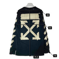 OFF-WHITE オフホワイト 20SS TAPE ARROW プリント ロングTシャツ ブラック sizeL 瑞穂店