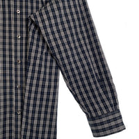 BURBERRY バーバリー ロンドン ノバチェック コットンシャツ ブルー ネイビー ホワイト Size M 福生店