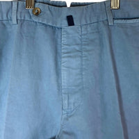 INCOTEX インコテックス コットンリネン チノパンツ ポルトガル製 ブルー size52 瑞穂店