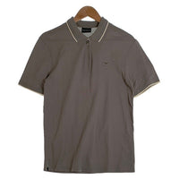 EMPORIO ARMANI エンポリオアルマーニ ハーフジップ 半袖 ポロシャツ ベージュ Size S 福生店
