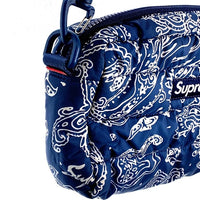 SUPREME シュプリーム 22AW Puffer Side Bag Blue Paisley パファーサイド バッグ ブルー ペイズリー 福生店
