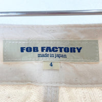 FOB FACTORY エフオービーファクトリー HBT PAINTER PANTS ヘリンボーン ペインターパンツ キナリ size4(LL) 瑞穂店